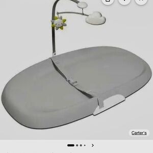 Opened not used - Skip Hop Gray Baby Bath Support Pad with Toy Arch